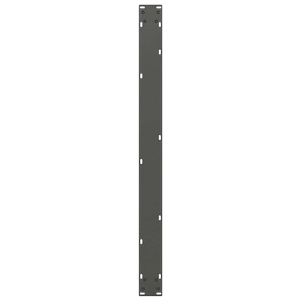 Matbordsben U-formade 2 st antracit 100x(72-73) cm stål