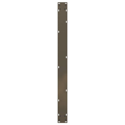 Matbordsben U-formade 2 st naturstål 100x(72-73) cm stål