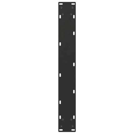 Matbordsben U-formade 3 st svarta 70x(72-73) cm stål