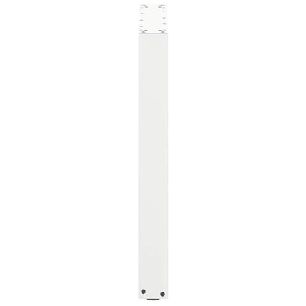 Matbordsben U-formade 3 st vita 70x(72-73) cm stål