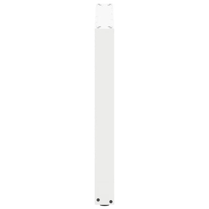 Matbordsben U-formade 3 st vita 80x(72-73) cm stål