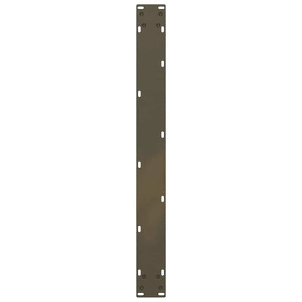 Matbordsben U-formade 3 st naturstål 90x(72-73) cm stål