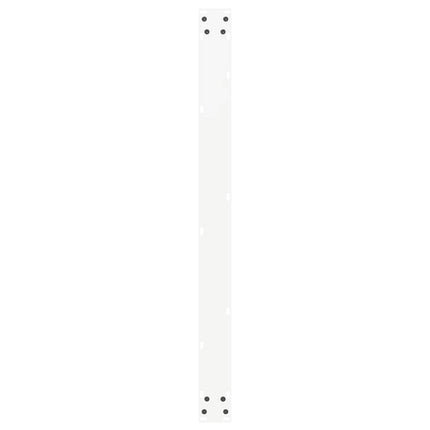 Matbordsben U-formade 3 st vita 100x(72-73) cm stål