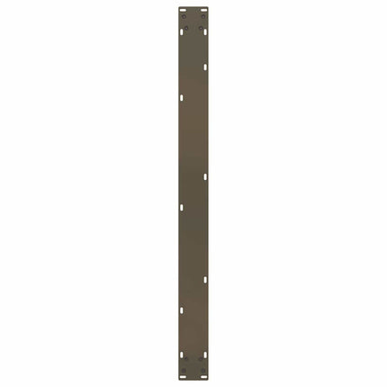 Matbordsben U-formade 3 st naturstål 100x(72-73) cm stål