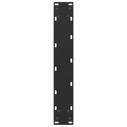 Barbordsben U-formade 2 st svarta 40x(90-91) cm stål