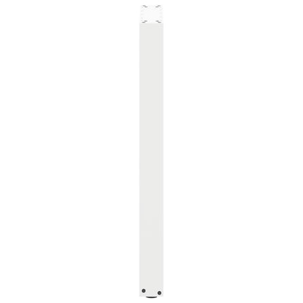 Barbordsben U-formade 2 st vita 40x(90-91) cm stål