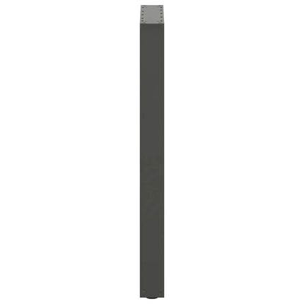 Barbordsben U-formade 2 st antracit 40x(90-91) cm stål
