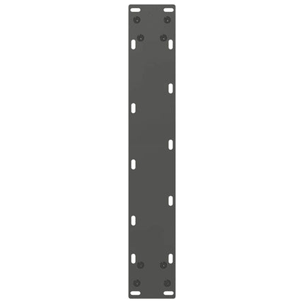 Barbordsben U-formade 2 st antracit 50x(90-91) cm stål