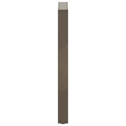Barbordsben U-formade 2 st naturstål 50x(90-91) cm stål