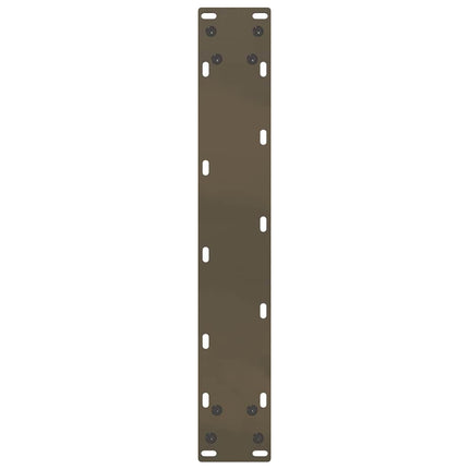 Barbordsben U-formade 2 st naturstål 50x(90-91) cm stål