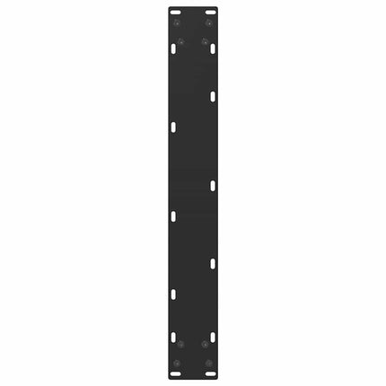 Barbordsben U-formade 2 st svarta 60x(90-91) cm stål