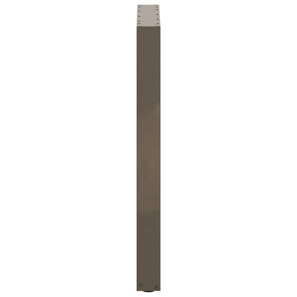 Barbordsben U-formade 2 st naturstål 60x(90-91) cm stål