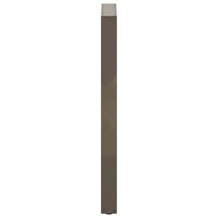 Barbordsben U-formade 2 st naturstål 50x(100-101) cm stål