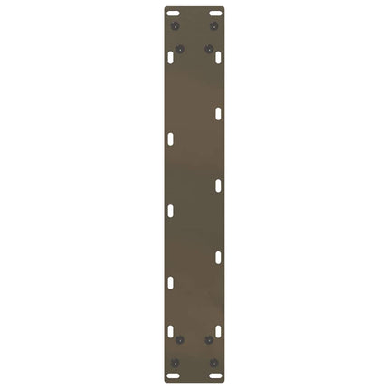 Barbordsben U-formade 2 st naturstål 50x(100-101) cm stål