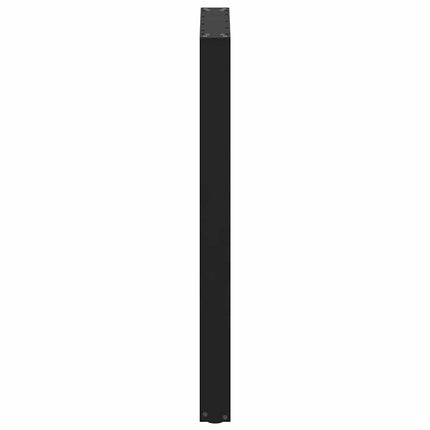 Barbordsben U-formade 2 st svarta 60x(100-101) cm stål