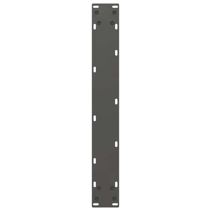 Barbordsben U-formade 2 st antracit 60x(110-111) cm stål
