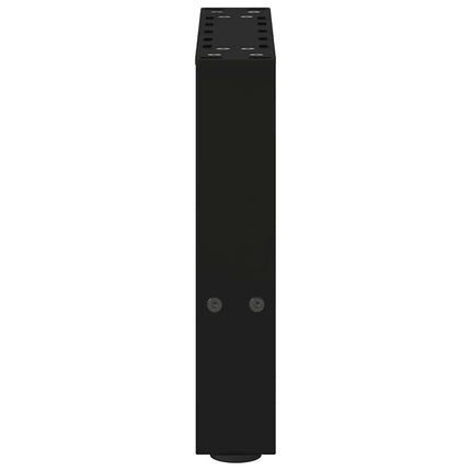 Soffbordsben svarta 2 st 40x(30-31) cm stål