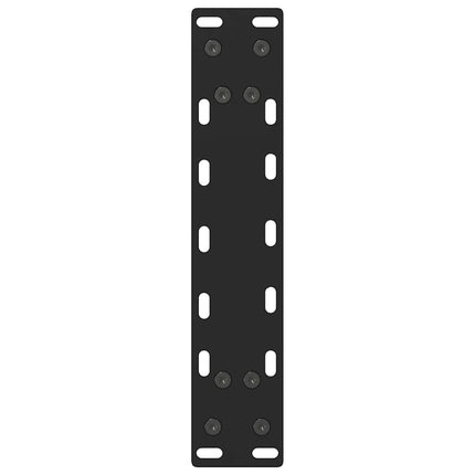 Soffbordsben svarta 2 st 40x(30-31) cm stål