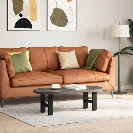 Soffbordsben svarta 2 st 40x(30-31) cm stål