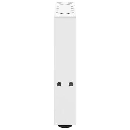 Soffbordsben vita 2 st 40x(30-31) cm stål