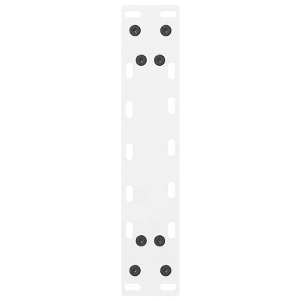 Soffbordsben vita 2 st 40x(30-31) cm stål