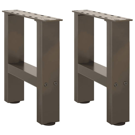 Soffbordsben naturstål 2 st 40x(30-31) cm stål