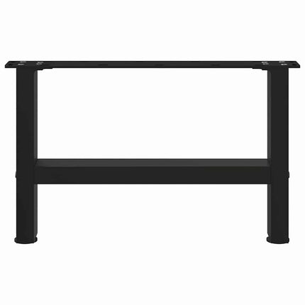 Soffbordsben svarta 2 st 50x(30-31) cm stål