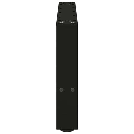 Soffbordsben svarta 2 st 50x(30-31) cm stål