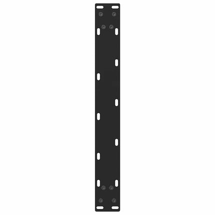 Soffbordsben svarta 2 st 50x(30-31) cm stål