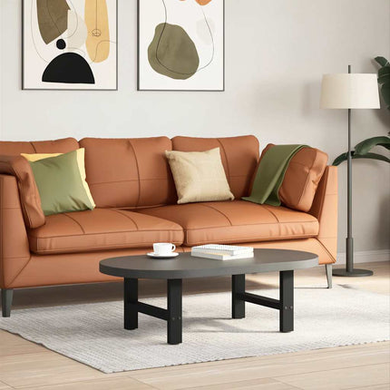 Soffbordsben svarta 2 st 50x(30-31) cm stål