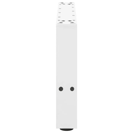 Soffbordsben vita 2 st 50x(30-31) cm stål