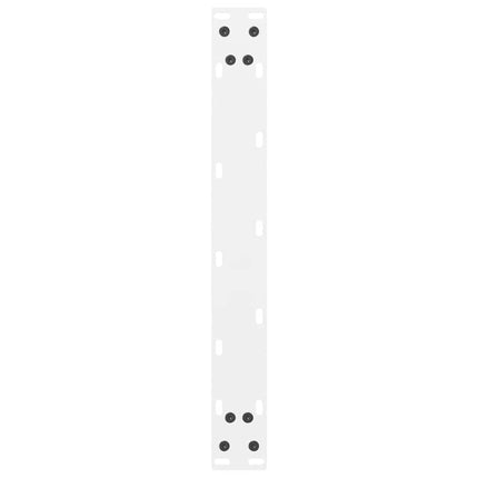 Soffbordsben vita 2 st 50x(30-31) cm stål