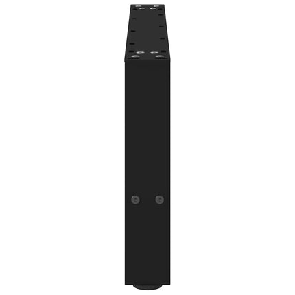 Soffbordsben svarta 2 st 60x(30-31) cm stål