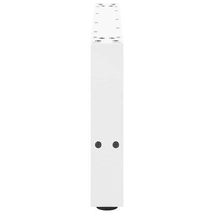 Soffbordsben vita 2 st 60x(30-31) cm stål