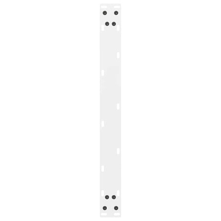 Soffbordsben vita 2 st 60x(30-31) cm stål