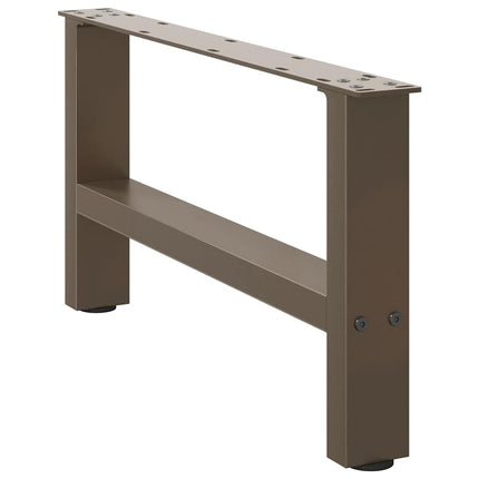 Soffbordsben naturstål 2 st 60x(30-31) cm stål
