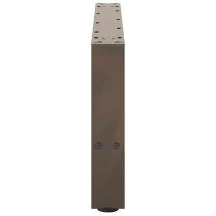 Soffbordsben naturstål 2 st 60x(30-31) cm stål