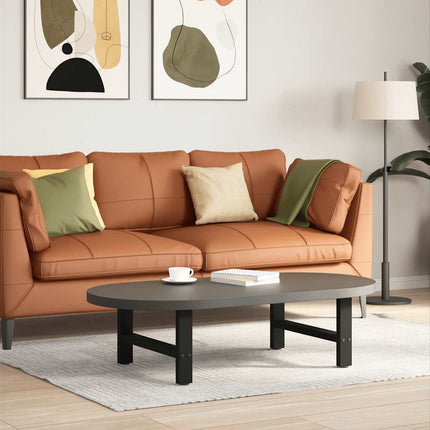 Soffbordsben svarta 2 st 70x(30-31) cm stål
