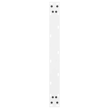 Soffbordsben vita 2 st 70x(30-31) cm stål