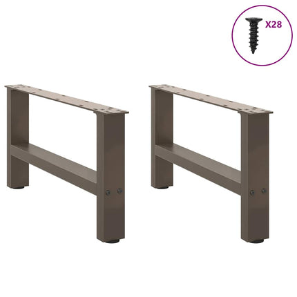 Soffbordsben naturstål 2 st 70x(30-31) cm stål