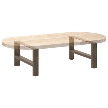 Soffbordsben naturstål 2 st 70x(30-31) cm stål