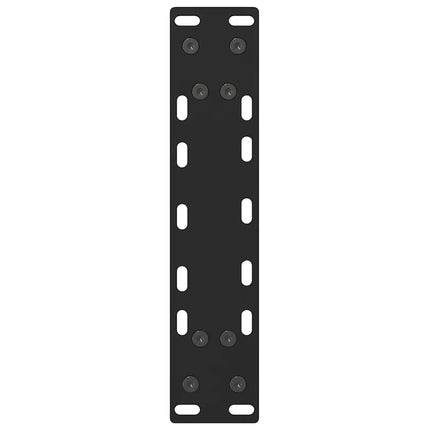 Soffbordsben svarta 2 st 28x(42-43) cm stål