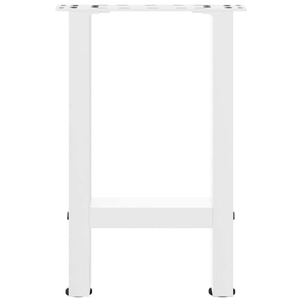 Soffbordsben vita 2 st 28x(42-43) cm stål