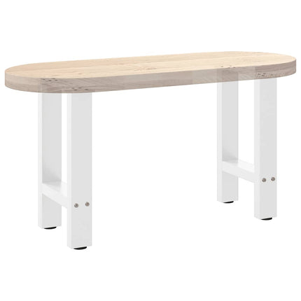 Soffbordsben vita 2 st 28x(42-43) cm stål