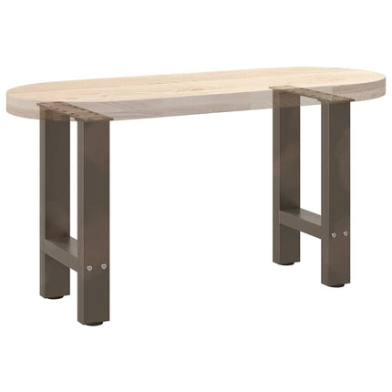 Soffbordsben naturstål 2 st 28x(42-43) cm stål