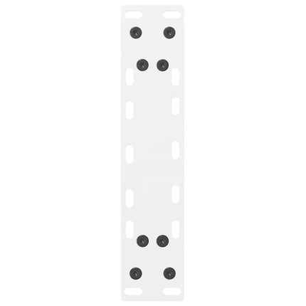 Soffbordsben vita 2 st 38x(42-43) cm stål