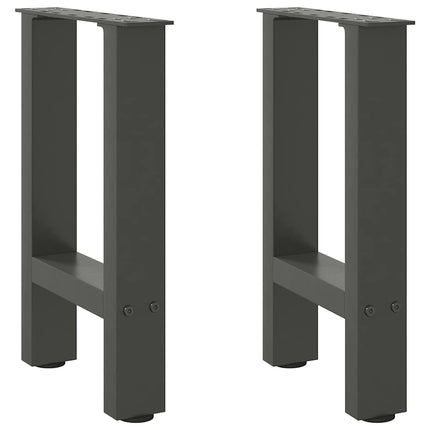 Soffbordsben antracit 2 st 38x(42-43) cm stål