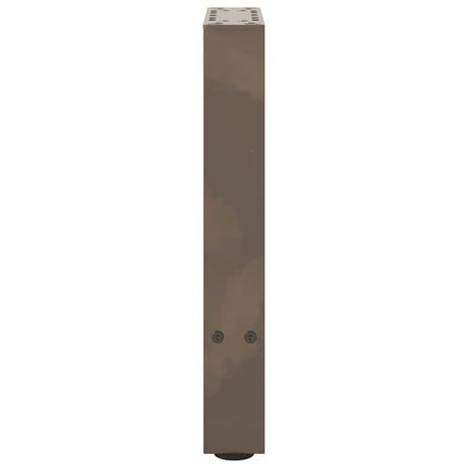 Soffbordsben naturstål 2 st 38x(42-43) cm stål