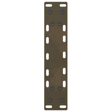 Soffbordsben naturstål 2 st 38x(42-43) cm stål