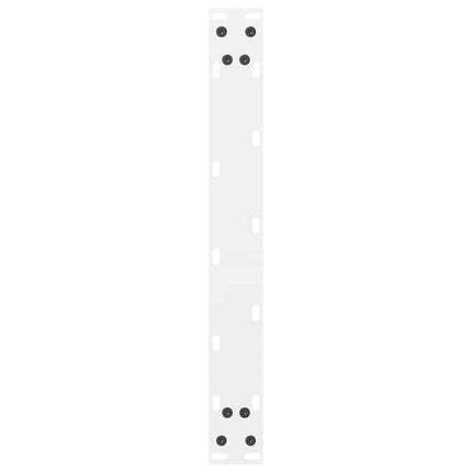 Soffbordsben vita 2 st 50x(42-43) cm stål